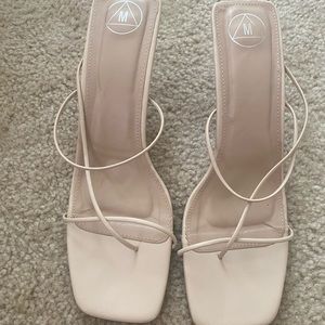 Square Toe Mini Heel Pumps